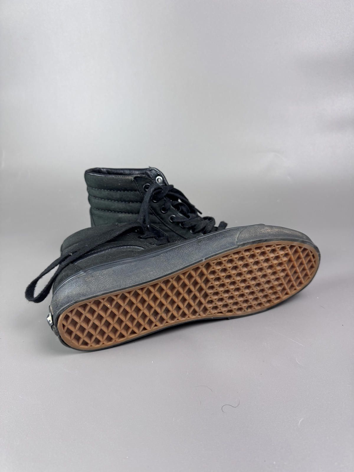Vans Vans Sk8-Hi Black Suede High Top Sneakers Size ONE SIZE - 3 Thumbnail