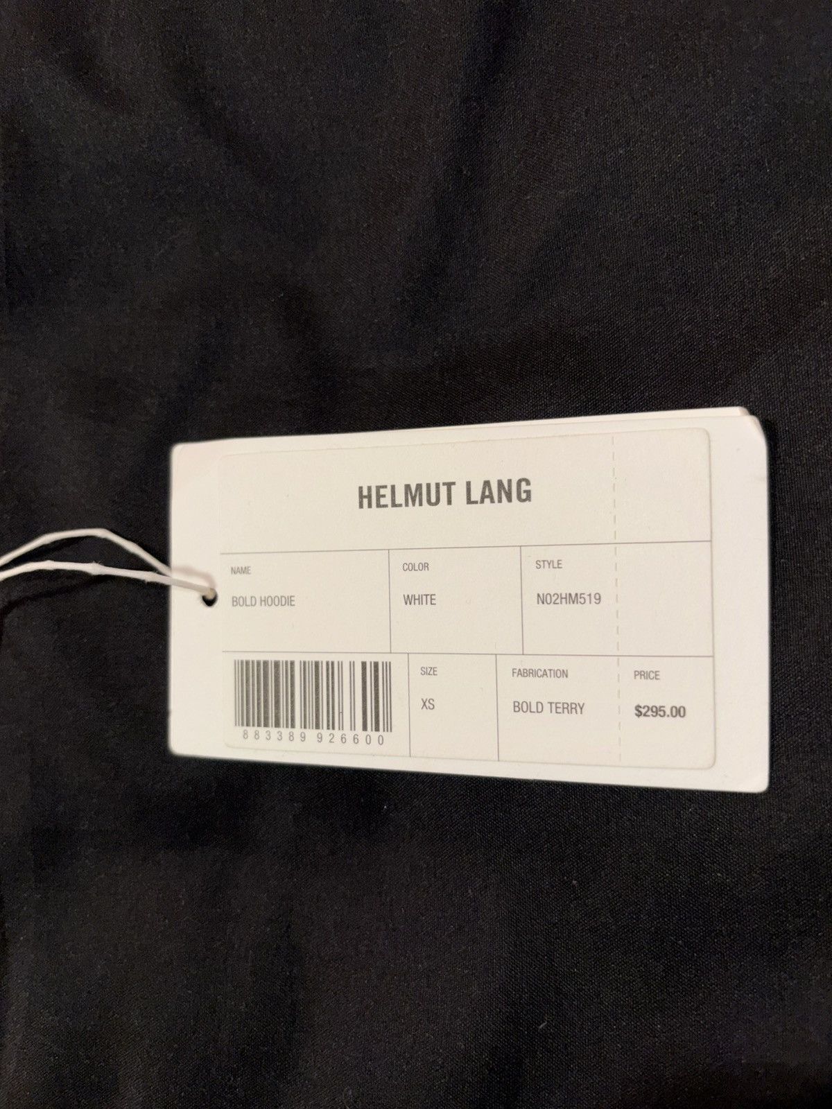 Helmut Lang Bold Logo Hoodie Size US XS / EU 42 / 0 - 4 Thumbnail