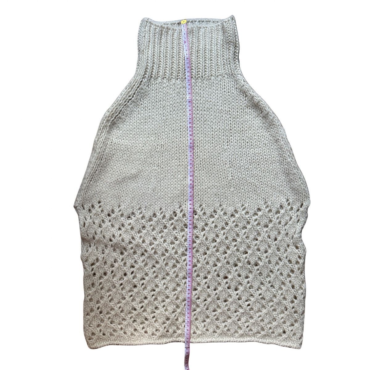 Other Stefanel Wool Alpaca Sweater Poncho (S) Cream Size S / US 4 / IT 40 - 5 Thumbnail
