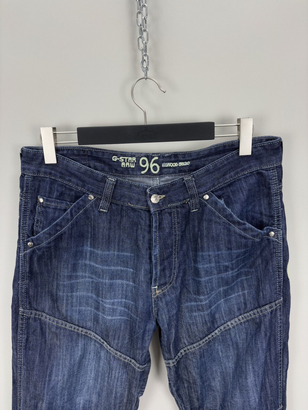 G-Star Mens jeans G Star Raw Size 33x34 Color Blue Size US 33 - 4 Thumbnail