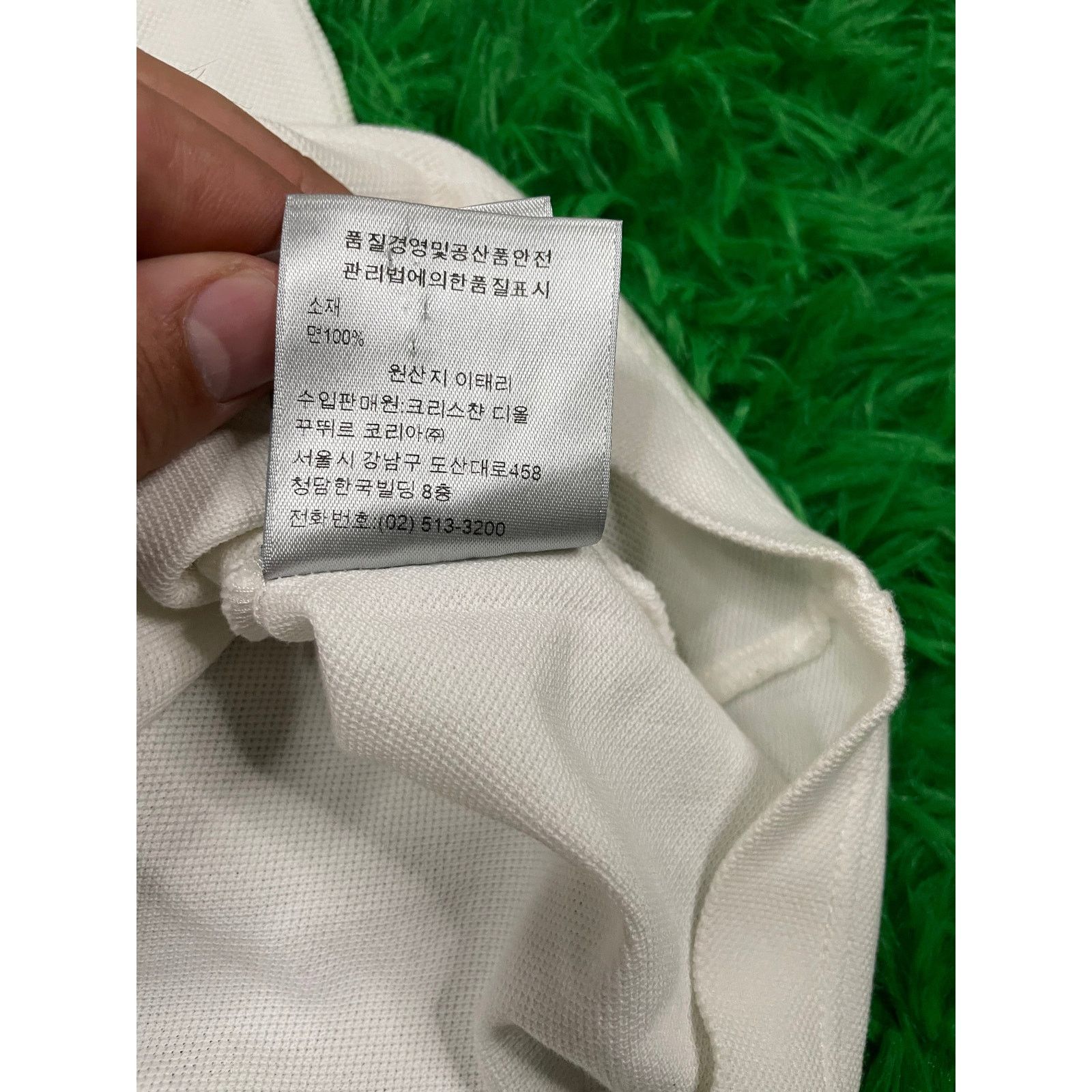 Dior Dior CD Logo Polo White Small Used Size US S / EU 44-46 / 1 - 6 Thumbnail