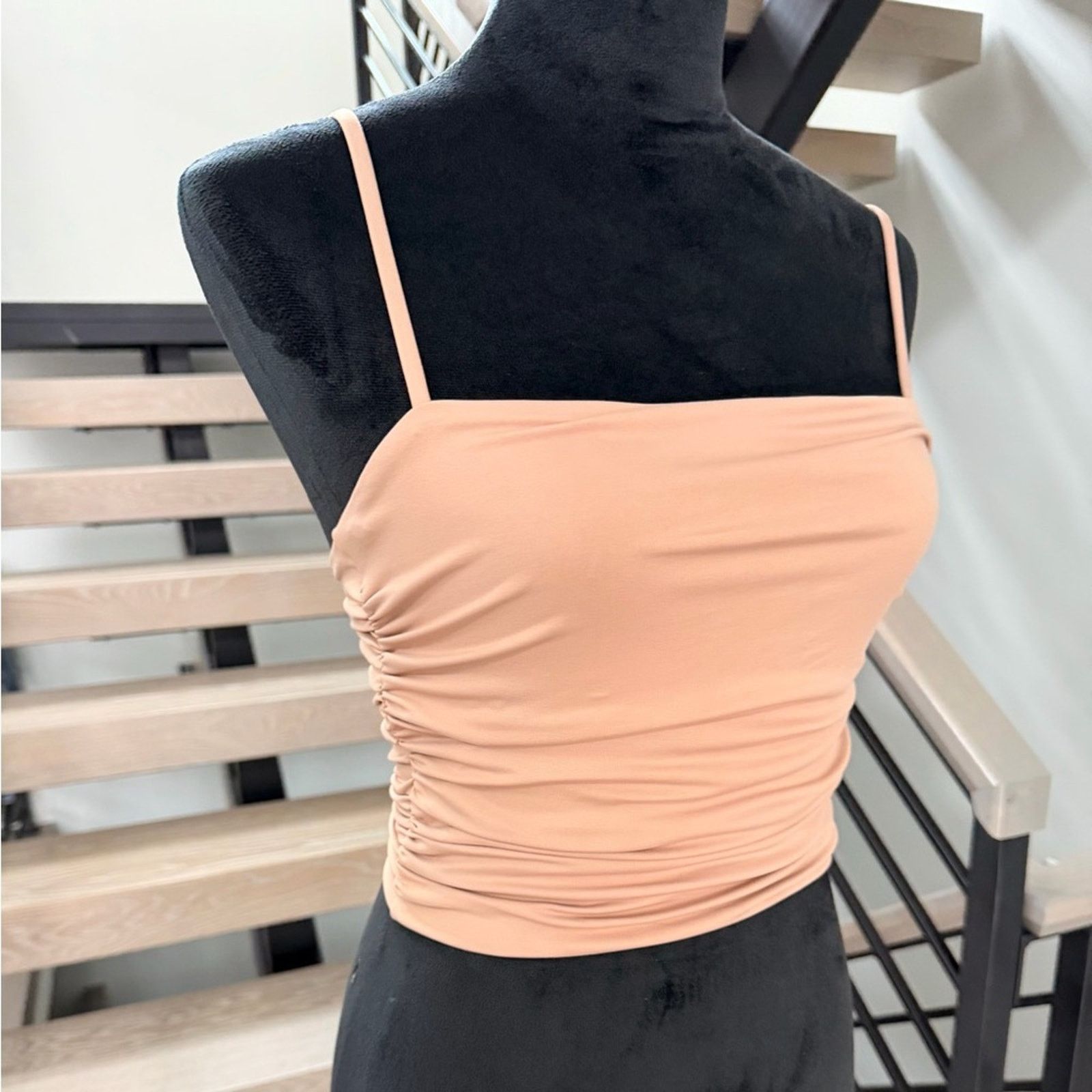 Other New Y2K Nude Tan Crop Top size S Size S / US 4 / IT 40 - 2 Thumbnail