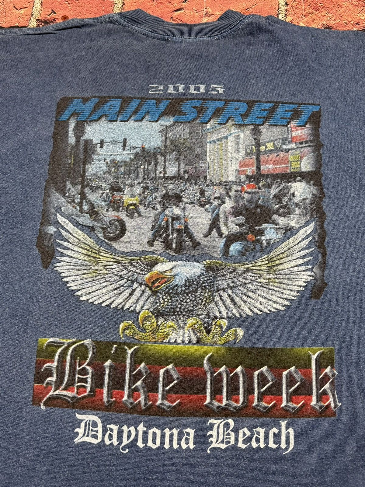 Vintage Vintage Daytona Beach Bike Week Double Sided Motorcycle Tee Size US L / EU 52-54 / 3 - 6 Thumbnail