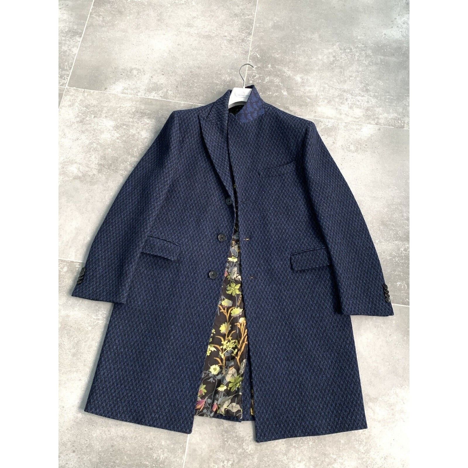 Etro Men's ETRO Long Wool Trench Coat Mac Jacket EU 52 UK 42 L Size US L / EU 52-54 / 3 - 18 Thumbnail