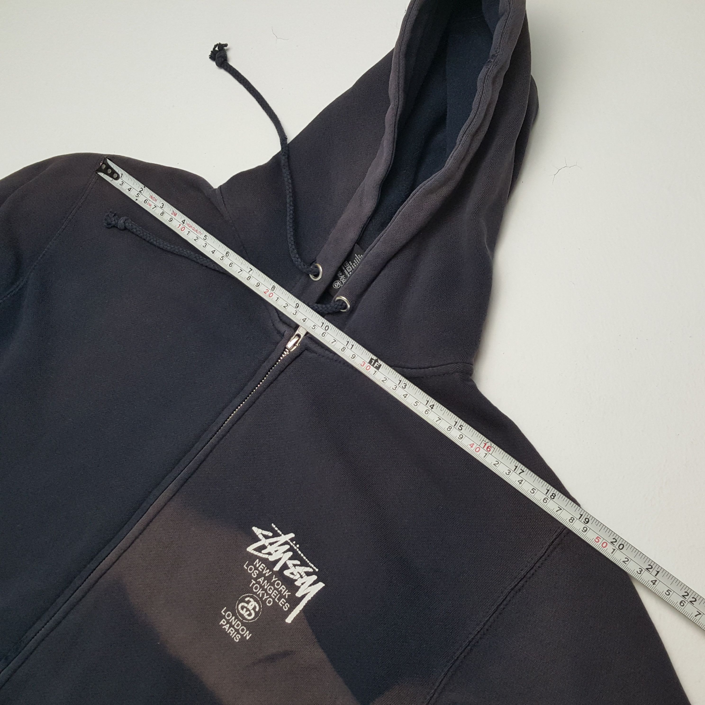 Stussy × Vintage Vintage STUSSY Streetwear Skateboard Distressed Hoodies Size US M / EU 48-50 / 2 - 5 Thumbnail