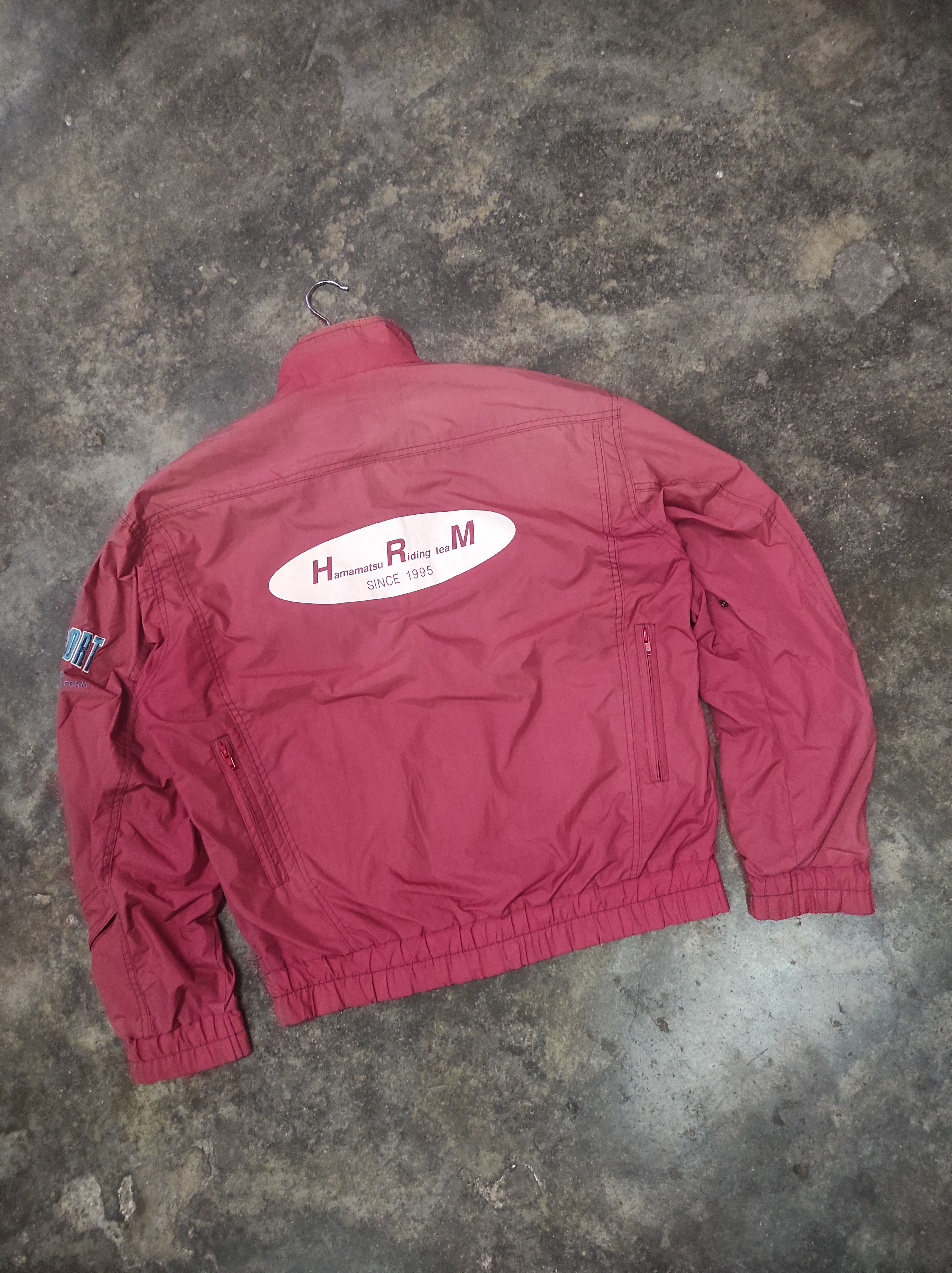 image of Moto x Vintage Goldwin Kushitani Hamamatsu Riding Team Jacket Faded in Red, Men's (Size Large)