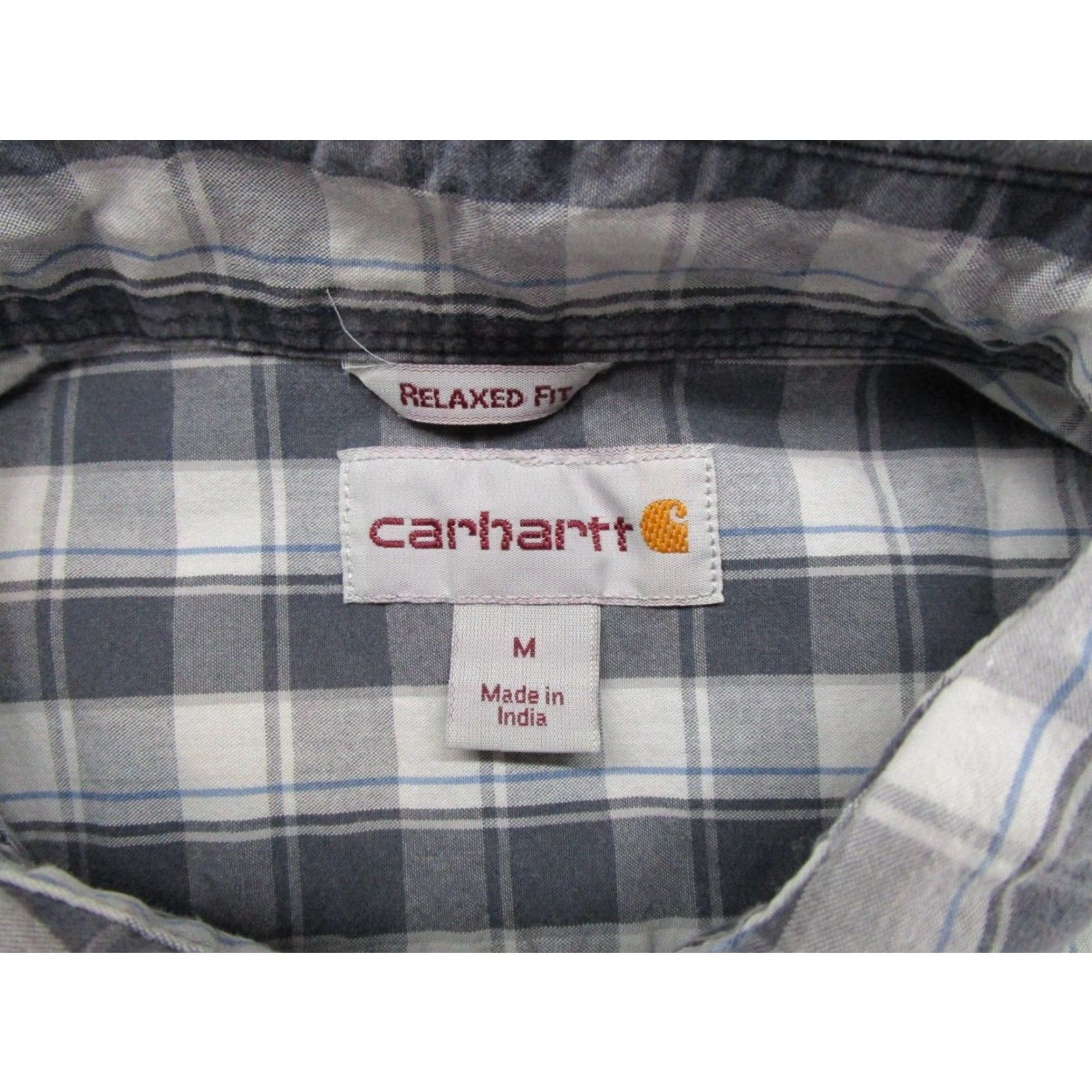 Carhartt Carhartt Shirt Button-Up Men Plaid Camp Outdoor Blue M Relaxed Medium Size US M / EU 48-50 / 2 - 2 Thumbnail