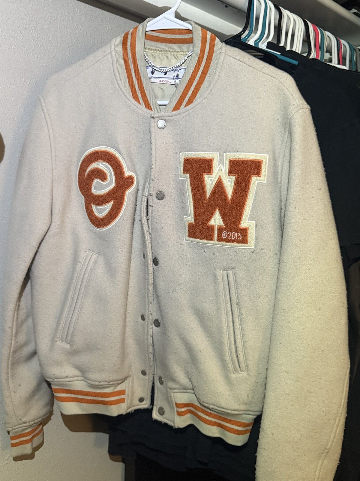 Off-White Off White Varsity Jacket Size US M / EU 48-50 / 2 - 1 Thumbnail