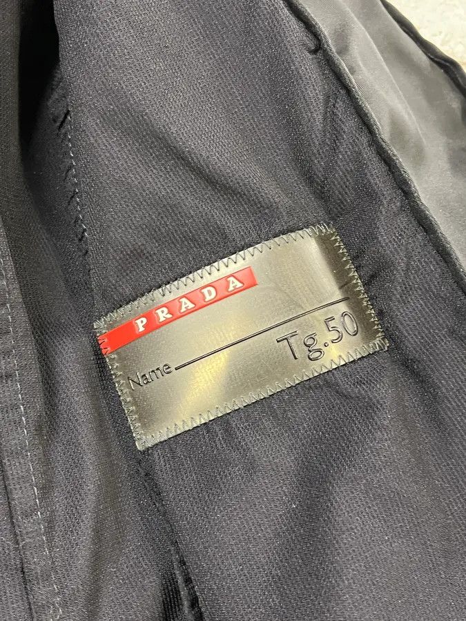 Prada AW2009 Prada Navy Nylon Hooded Jacket Linea Rossa Size US M / EU 48-50 / 2 - 10 Thumbnail