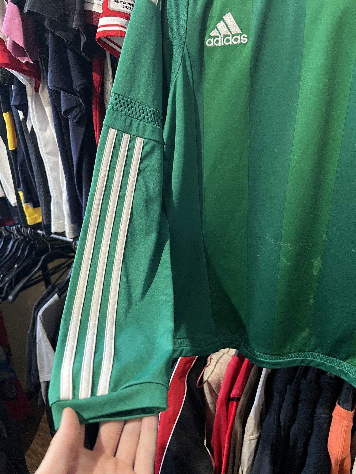 Adidas × Vintage 2015/2016 ADIDAS SK RAPID HOME FOOTBALL SHIRT MATCH WORN M Size US M / EU 48-50 / 2 - 2 Thumbnail