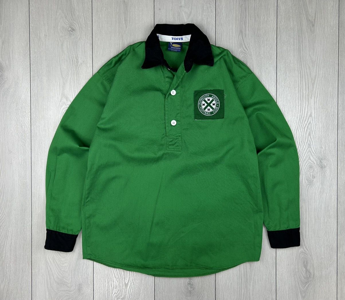 Vintage RETRO REPLICA FC PLYMOUTH ARGYL FOOTBALL SHIRT SIZE M Size US M / EU 48-50 / 2 - 1 Thumbnail