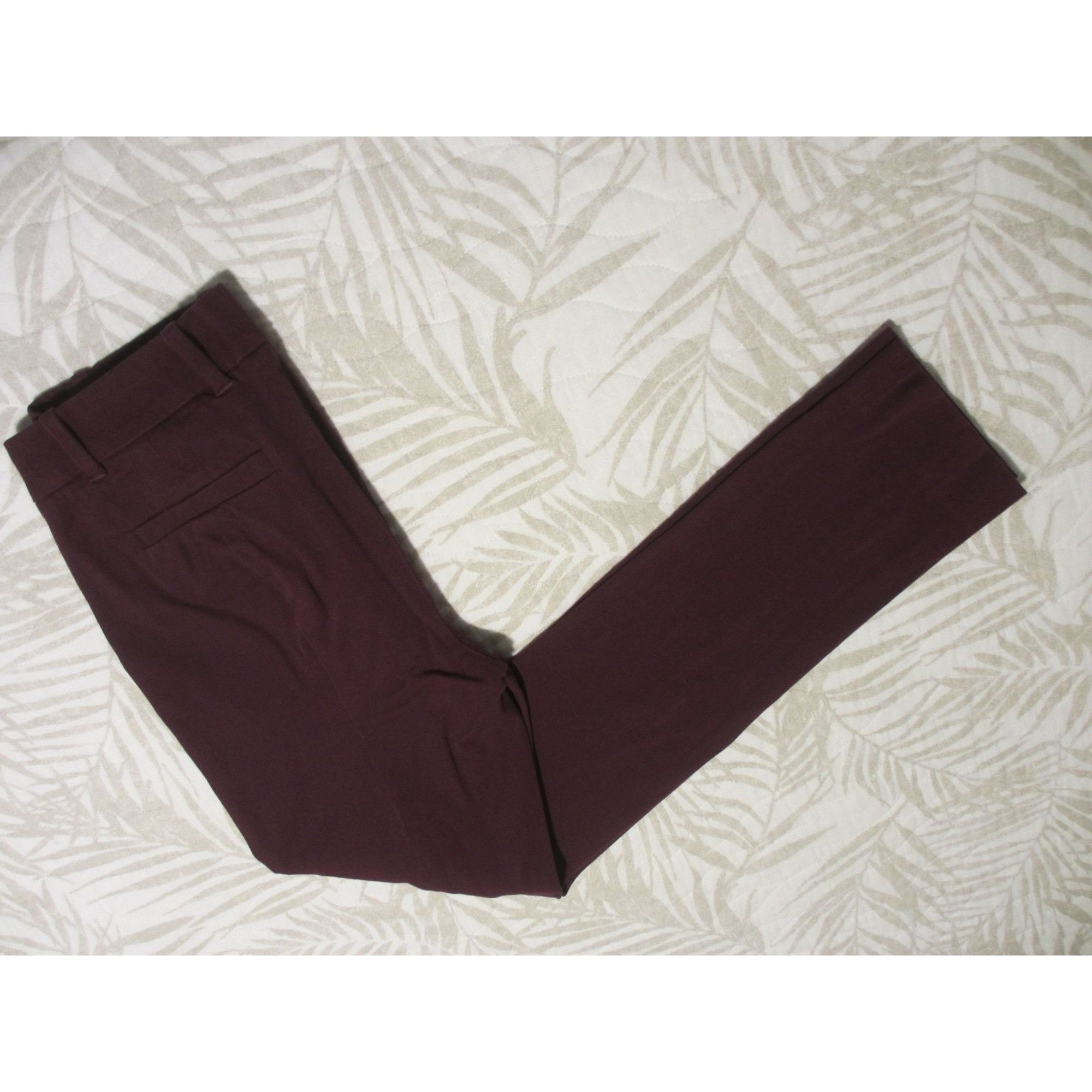 J.Crew J.Crew StretchPurple Slim Fit Pants 2R Size 26" / US 2 / IT 38 - 2 Thumbnail