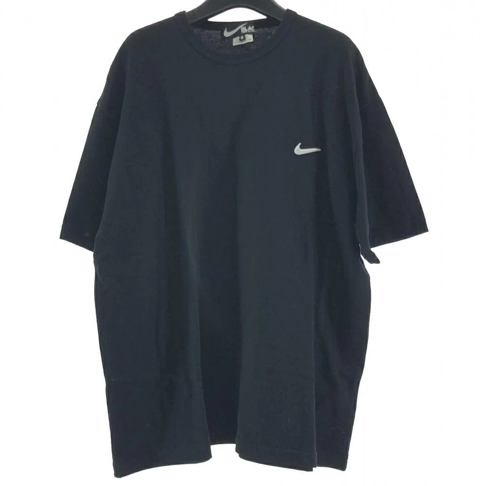 T-Shirts Short Sleeve Crewneck Logo Print Cotton Black