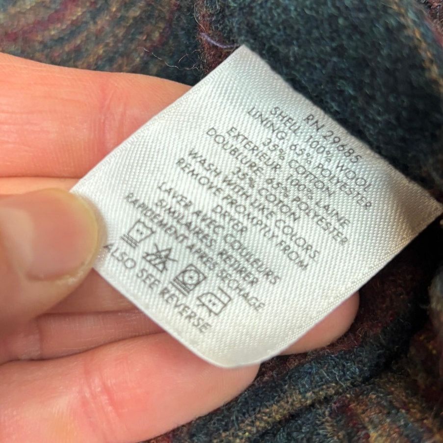 Pendleton Pendleton Wool Check Flannel Men's Large Long Plaid Washable Size US L / EU 52-54 / 3 - 7 Thumbnail