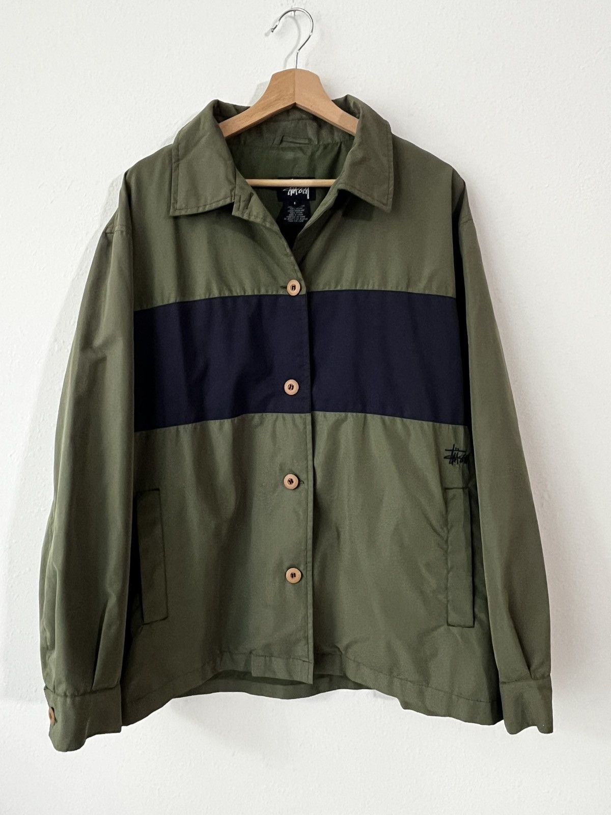 Stussy Vintage Stussy Button Down Jacket Size L Size US L / EU 52-54 / 3 - 1 Thumbnail