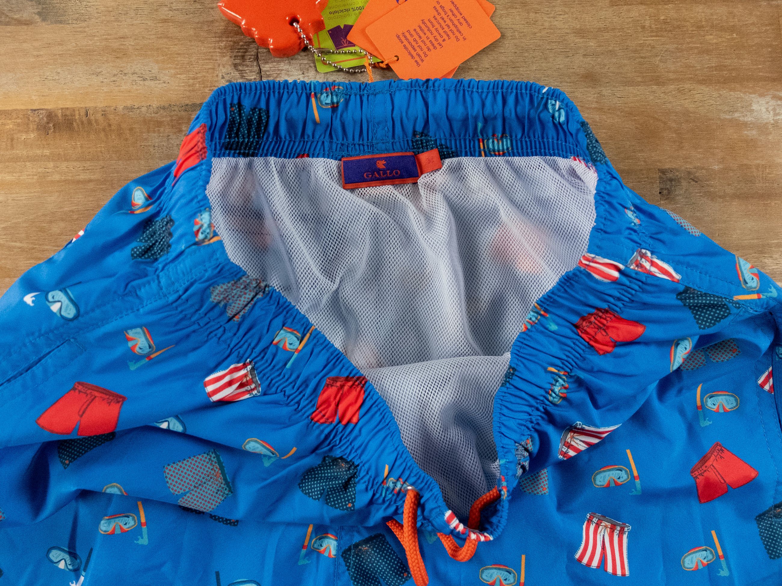 Other GALLO blue beach objects print swim shorts Medium Italy Size US 32 / EU 48 - 4 Thumbnail