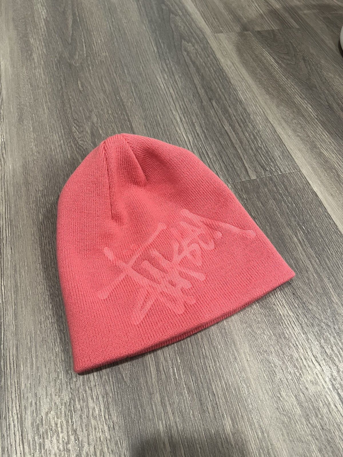 Stussy Pink Debossed Skullcap Beanie Grailed