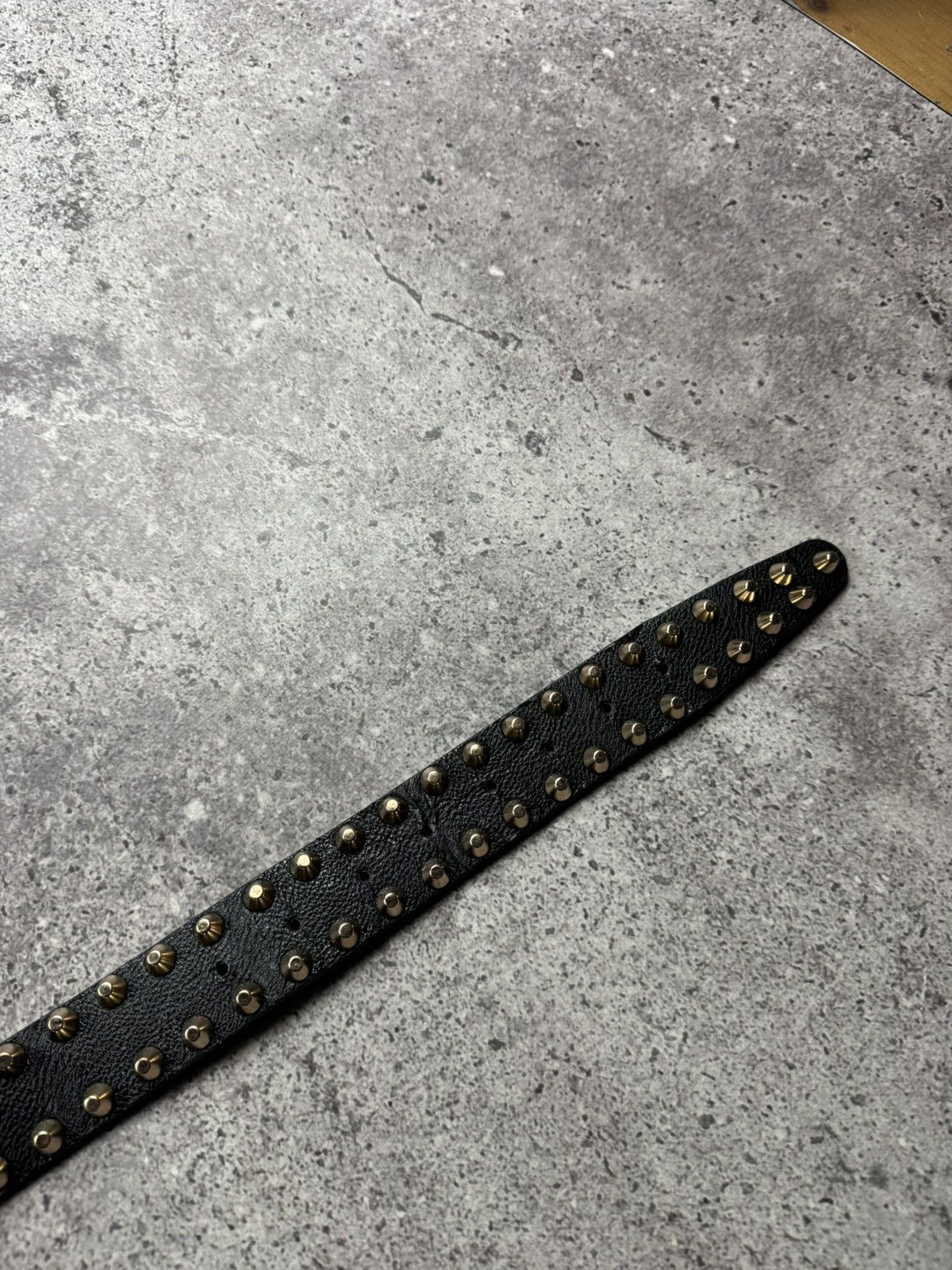 Japanese Brand 00’s NUMBER NINE STYLE PUNK STUDDED RARE Y2K BELT VINTAGE Size ONE SIZE - 9 Thumbnail