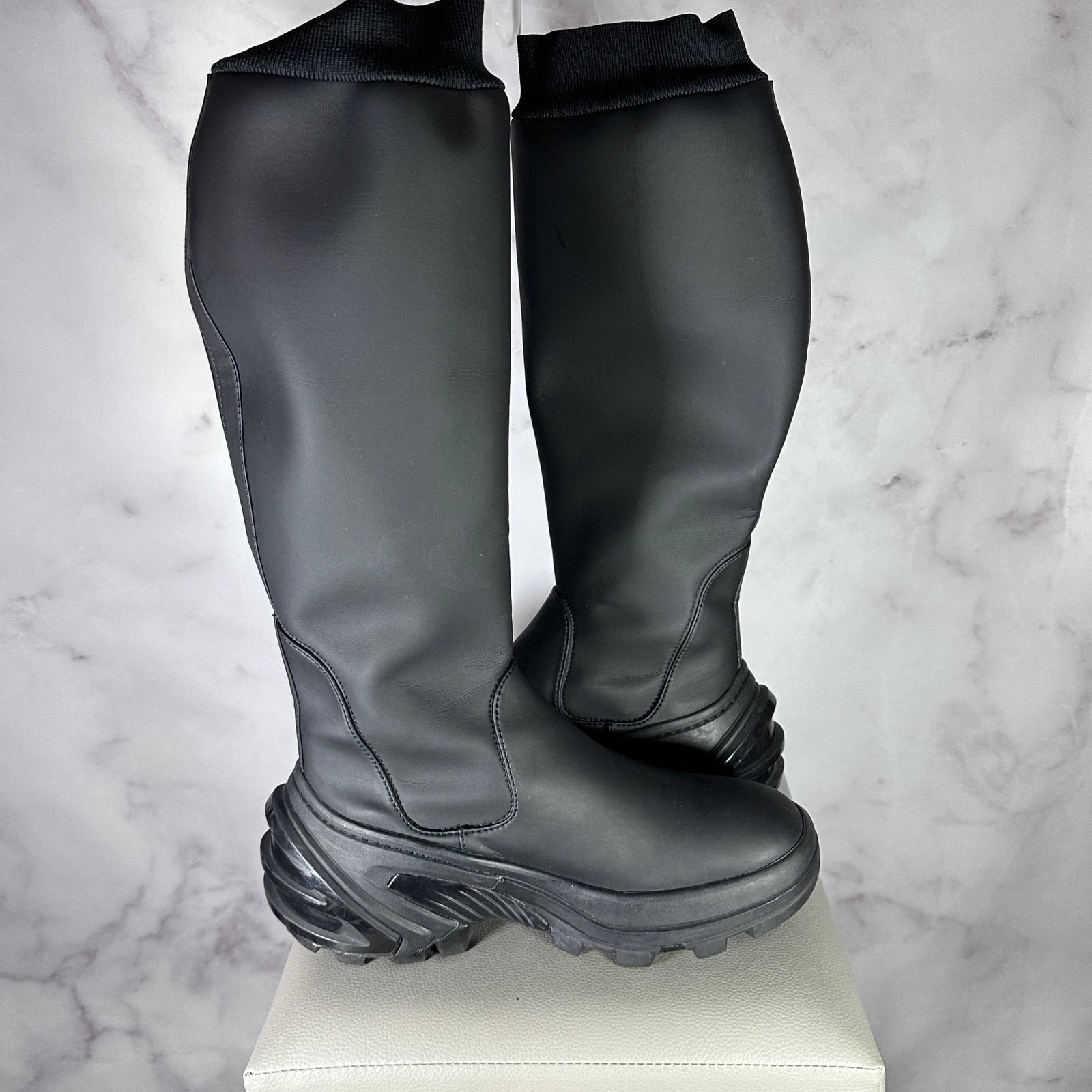 1017 ALYX 9SM Black Fixed Sole High Boots Size US 7 / EU 40 - 11 Thumbnail