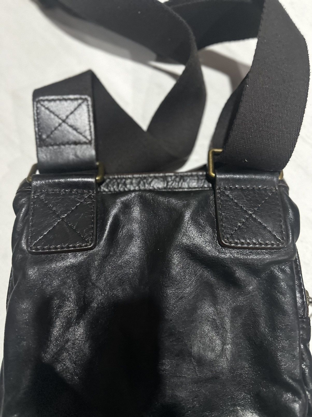 Dolce & Gabbana D&G Mens Black Leather Crossbody Bag Size ONE SIZE - 6 Thumbnail