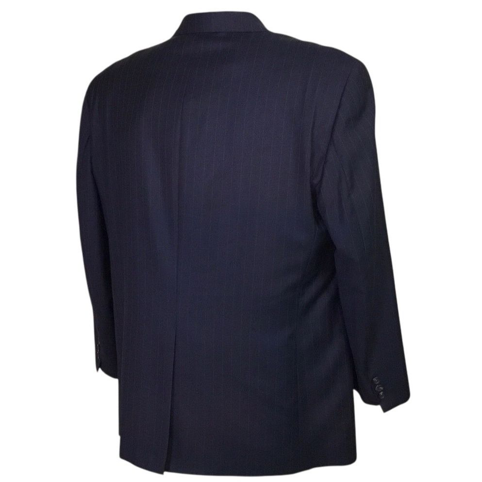 Chaps Ralph Lauren Chaps Navy Blue Pinstripe Suit Coat 46 Regular Size US XL / EU 56 / 4 - 4 Thumbnail