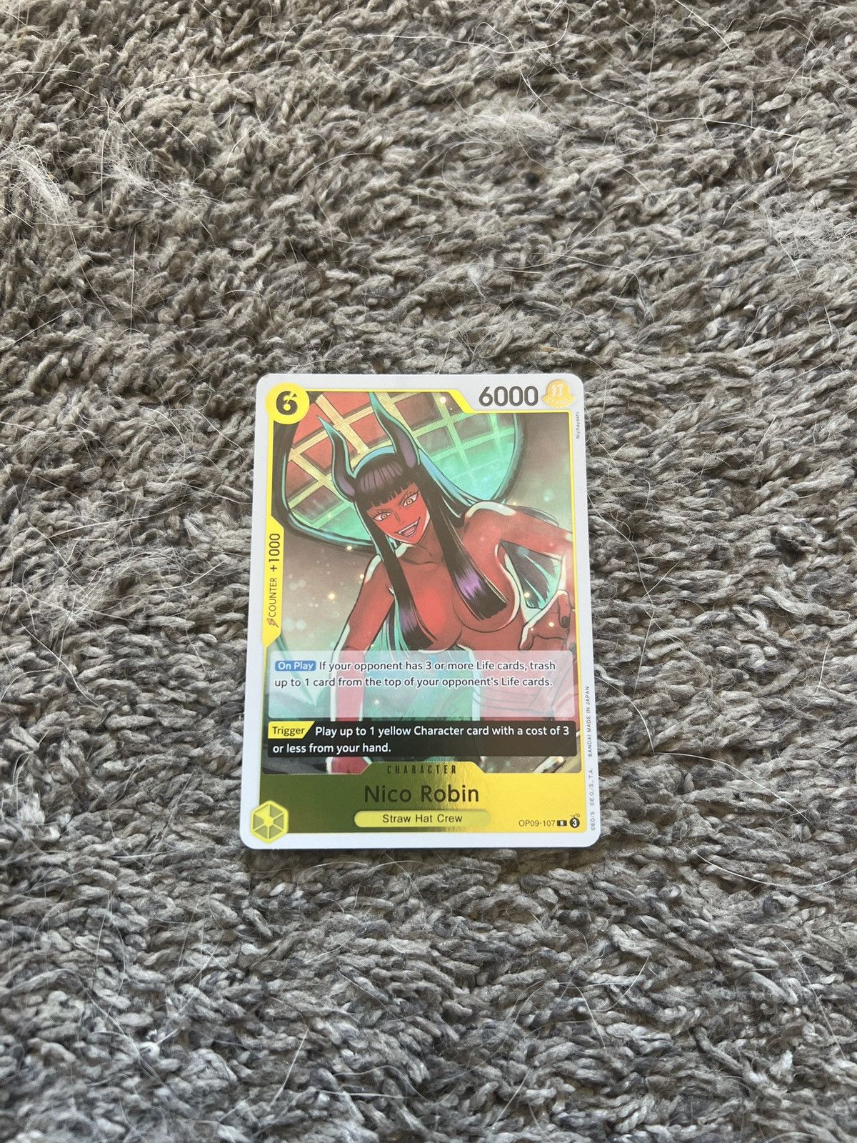 One Piece One Piece Nico Robin Card Size ONE SIZE - 1 Thumbnail