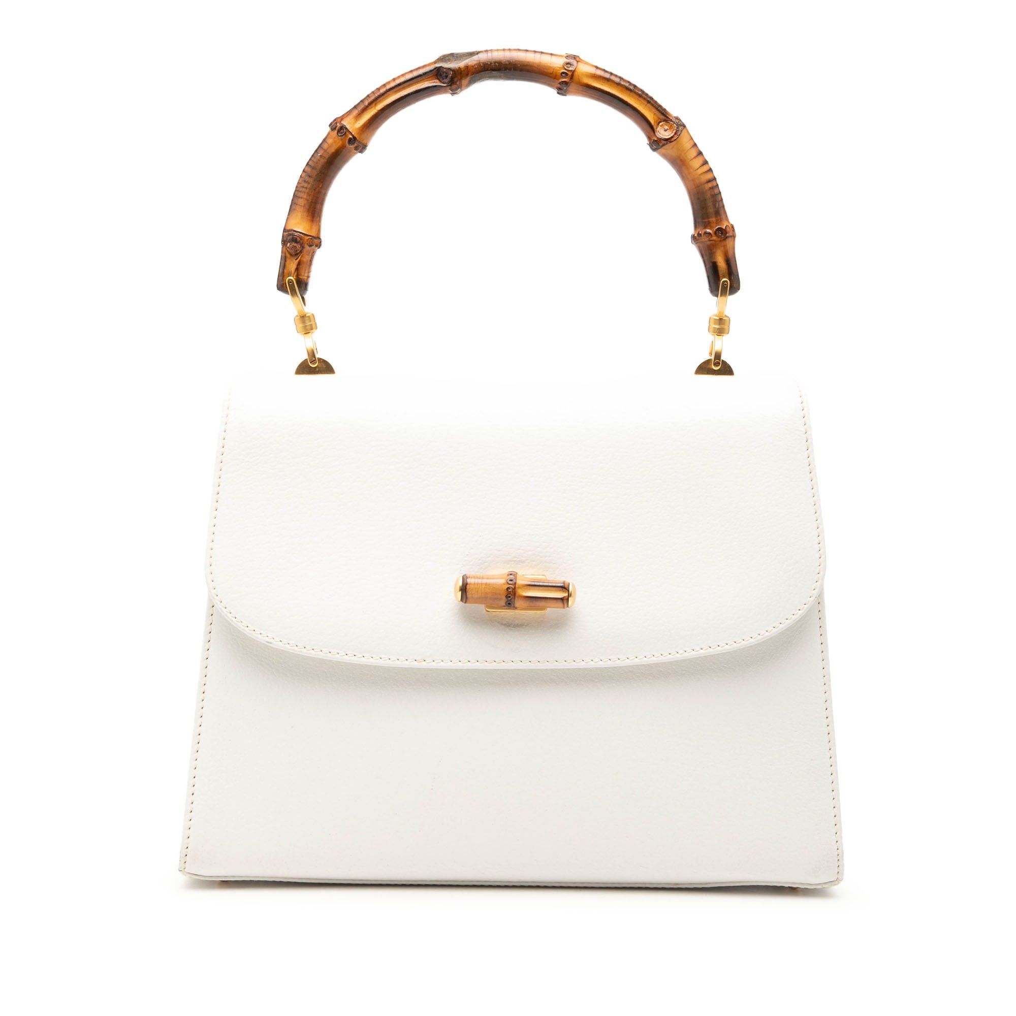Gucci Calfskin Bamboo Top Handle Bag Size ONE SIZE - 1 Thumbnail
