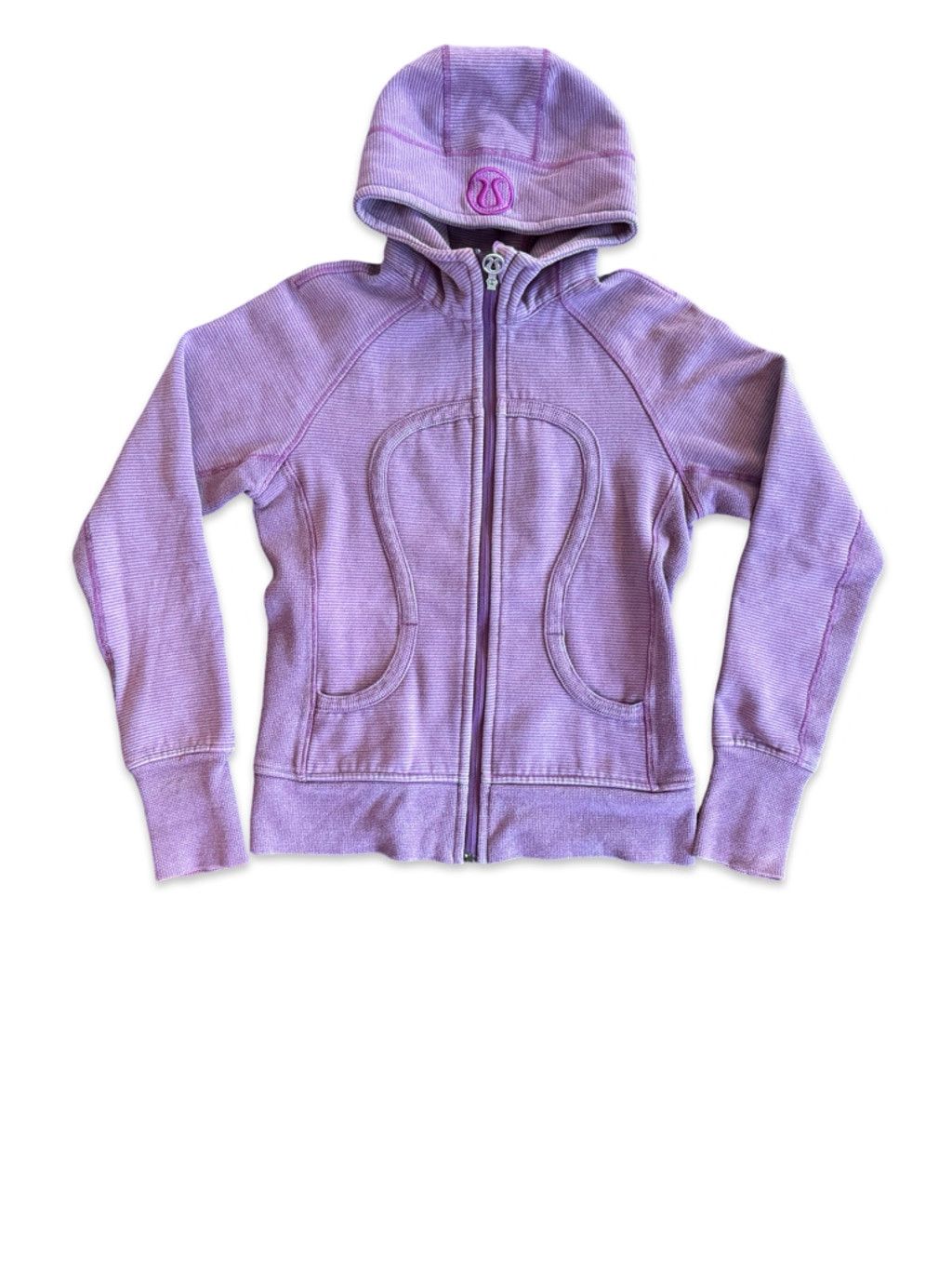 Lululemon Lululemon Define Hoodie in Rare Purple Stripe | Size 6 Size M / US 6-8 / IT 42-44 - 2 Thumbnail