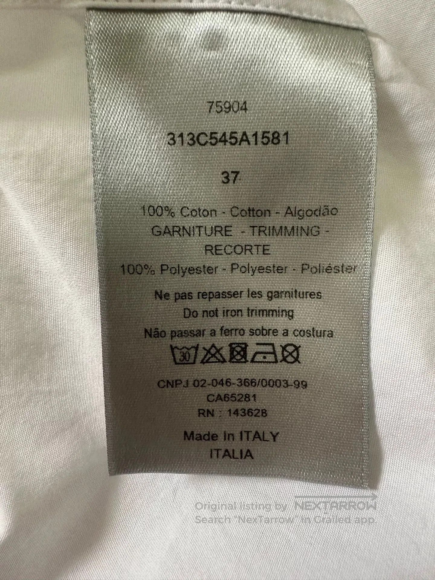 Dior Dior 23SS Logo Button-Up Shirt. Size US S / EU 44-46 / 1 - 3 Thumbnail