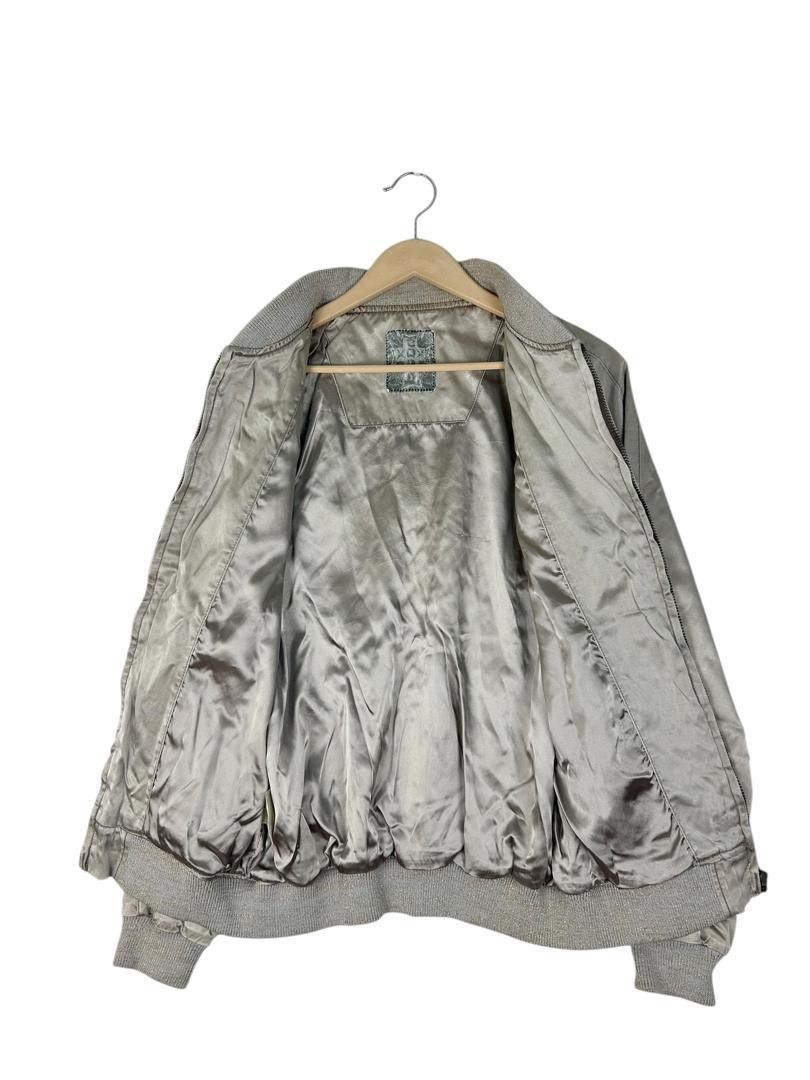 Vintage Y2K Corn Cabanne De Zucca Satin Sukajan Size US L / EU 52-54 / 3 - 3 Thumbnail