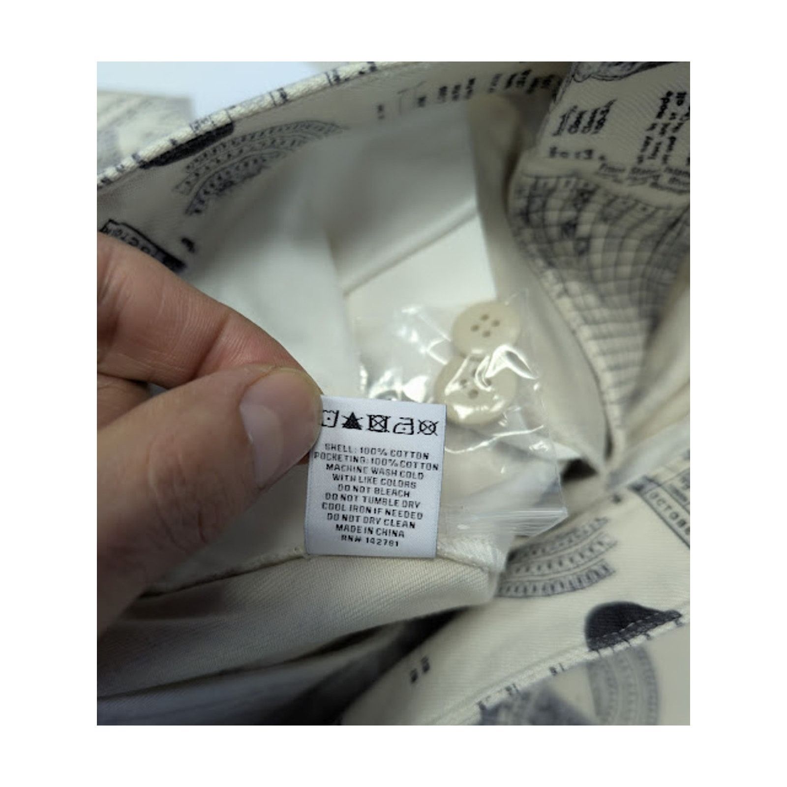 Aime Leon Dore o1rshd1 Mets Printed Chino Pant in Black / White Size US 34 / EU 50 - 20 Thumbnail