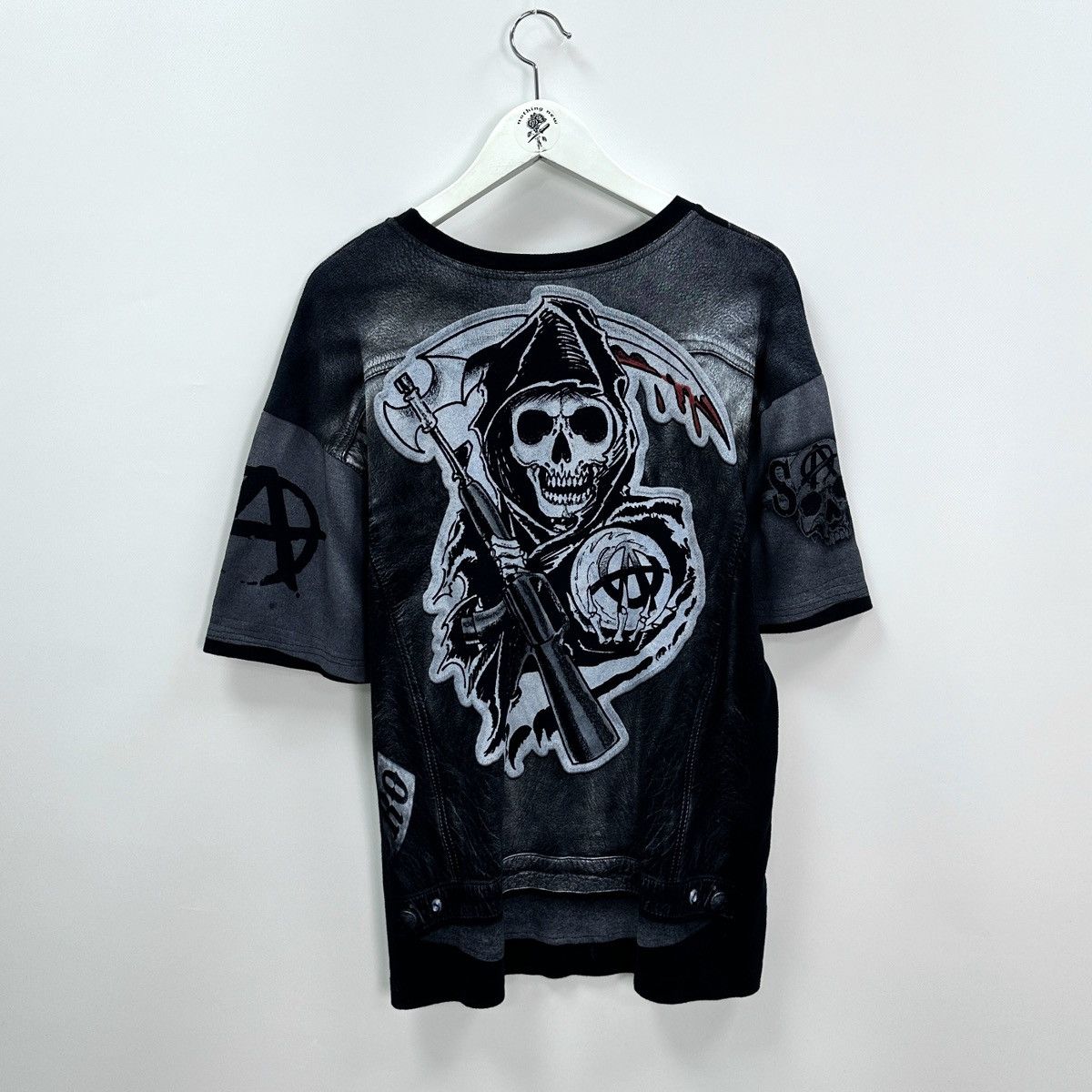 Other Rare Sons Of Anarchy AOP tee Tv Series Mayhem y2k og hype Size US XL / EU 56 / 4 - 1 Thumbnail