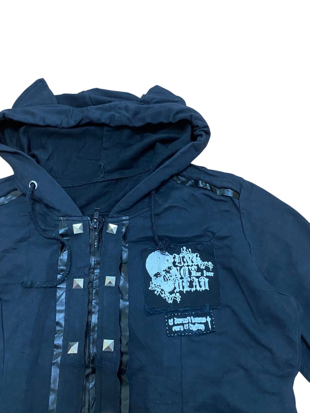 Seditionaries “Japanese Gothic Punk Asymmetrical Zip Hoodie Jacket skull Size US M / EU 48-50 / 2 - 3 Thumbnail