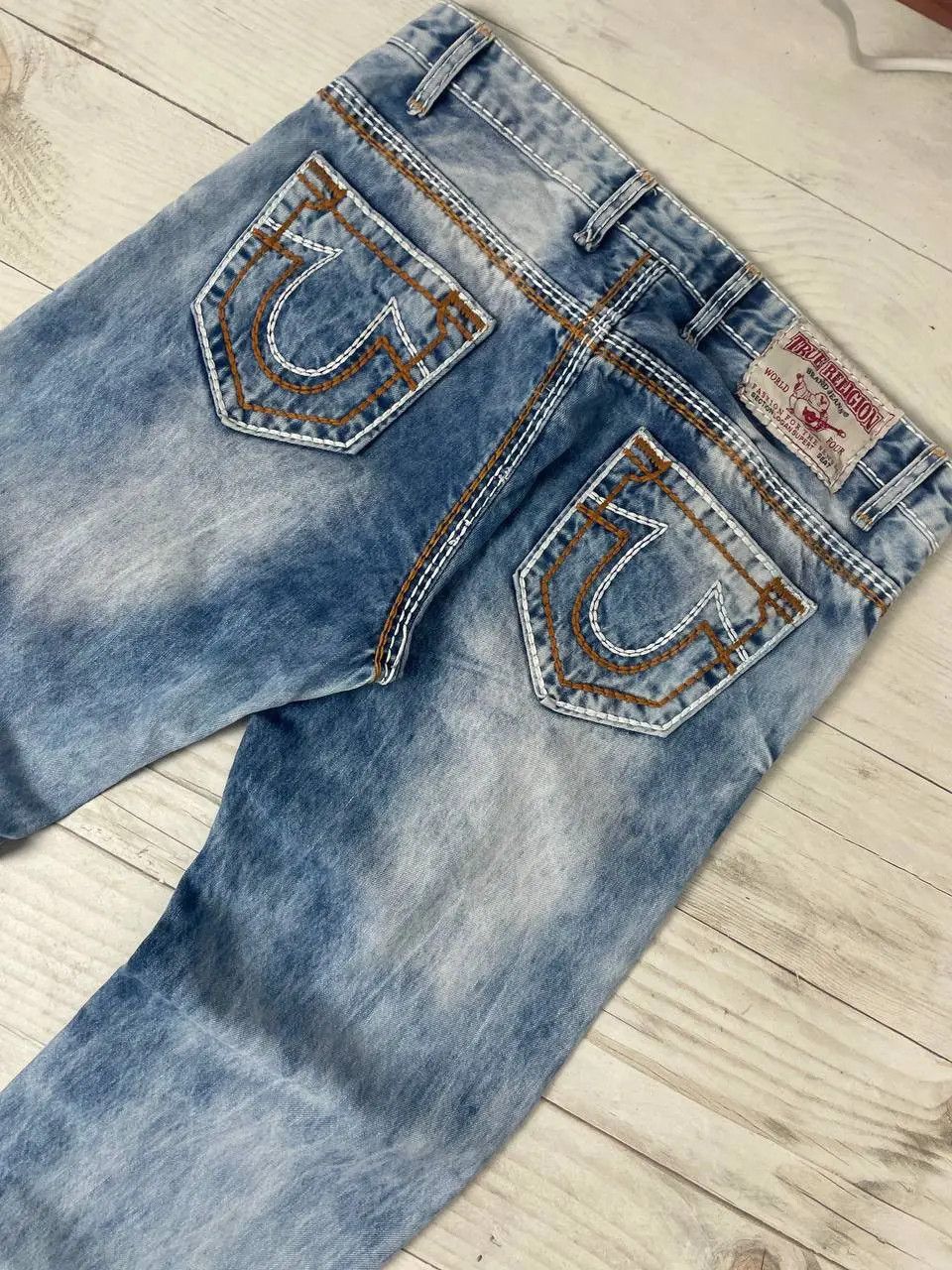 True Religion Vintage True Religion Logan Super T Denim Jeans Baggy 90s Size US 34 / EU 50 - 12 Thumbnail