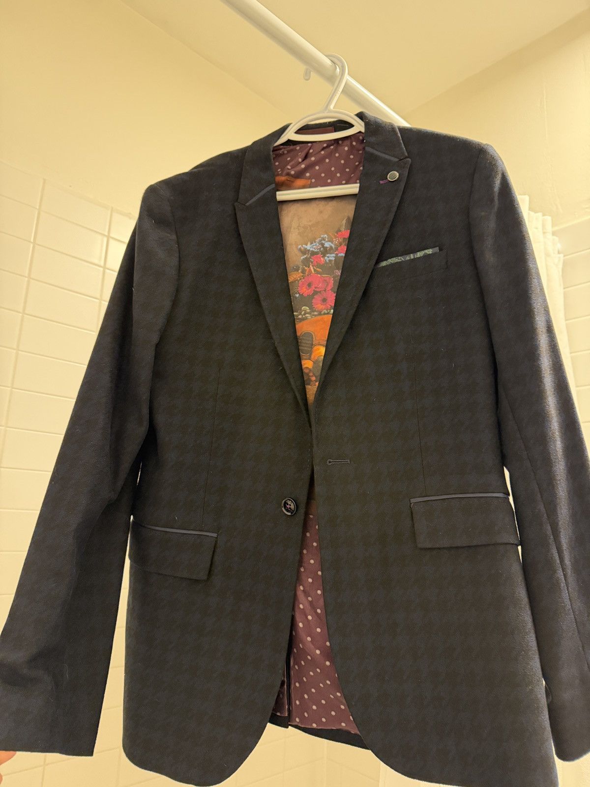Ted Baker Ted Baker Herringbone Sport Jacket Blazer Size 3 Size 38R - 1 Thumbnail