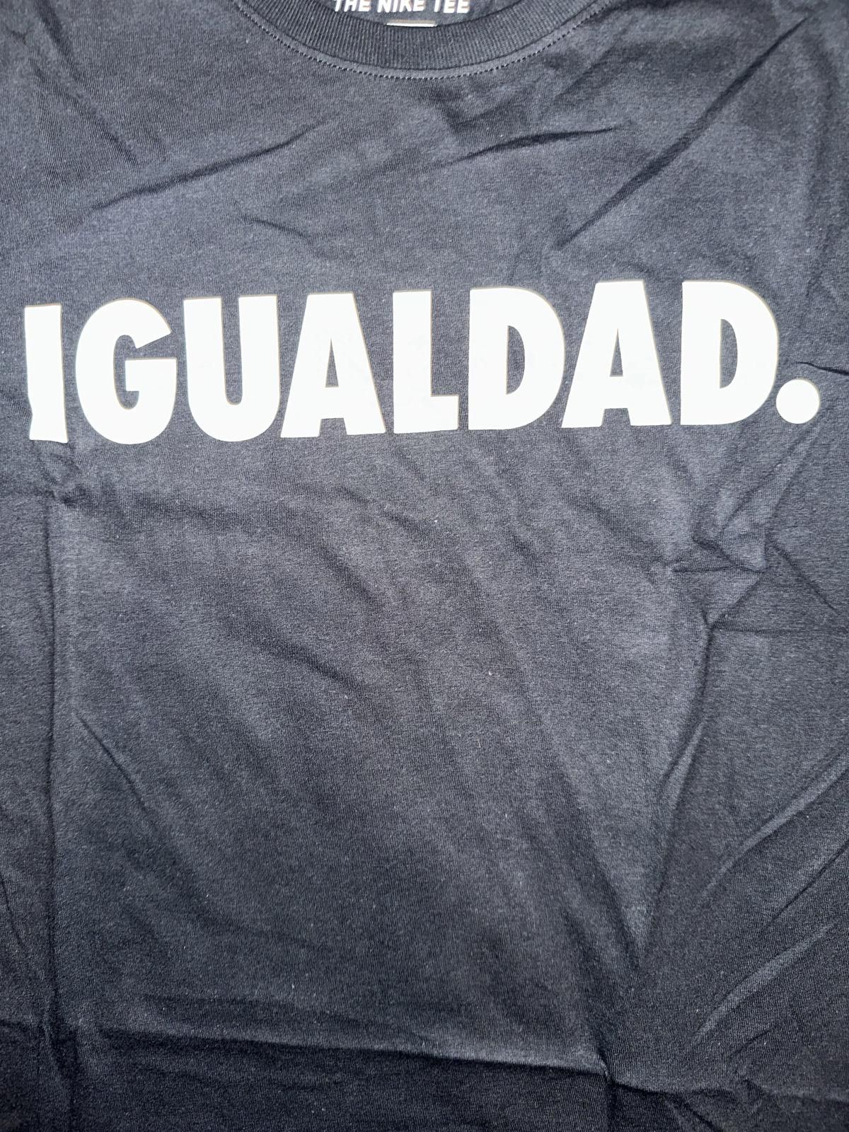 Nike Nike IGUALDAD EQUALITY Rare Black/White T-Shirt Size US L / EU 52-54 / 3 - 2 Thumbnail