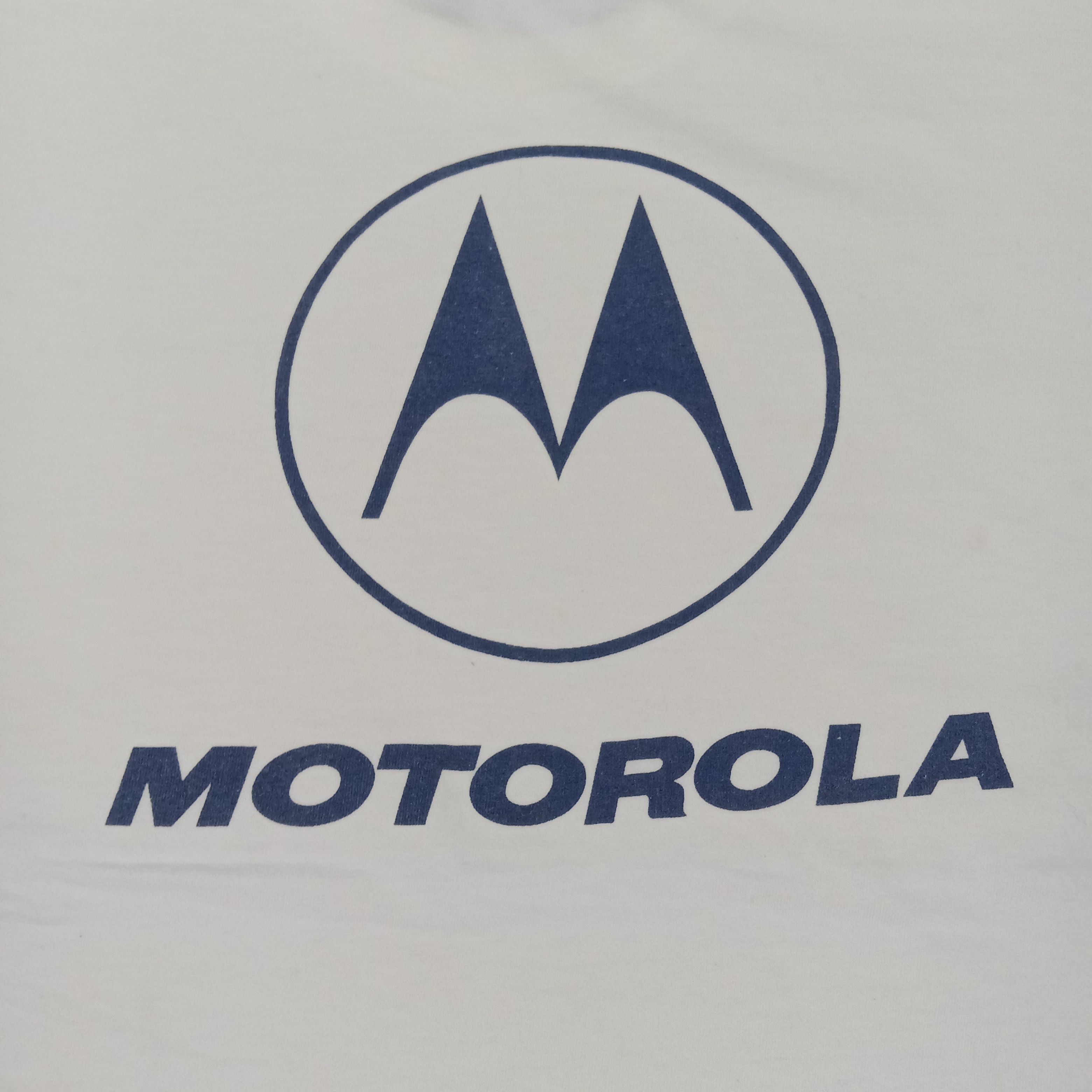 Motorola × Vintage Motorola Backprint Big Logo Design Vintage Tshirt Size US L / EU 52-54 / 3 - 2 Thumbnail