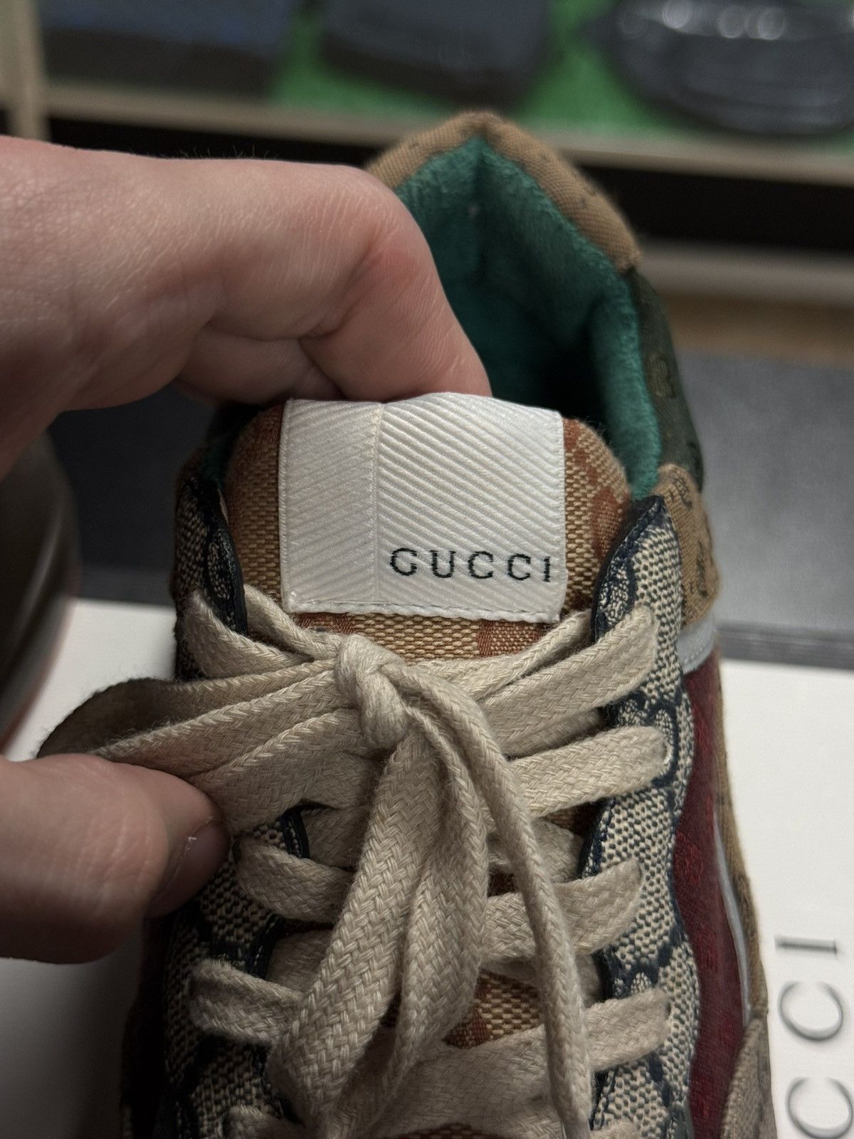 Gucci Gucci Rhyton Women’s Sneakers Size 36/6US 🧼 Size US 6 / IT 36 - 13 Thumbnail