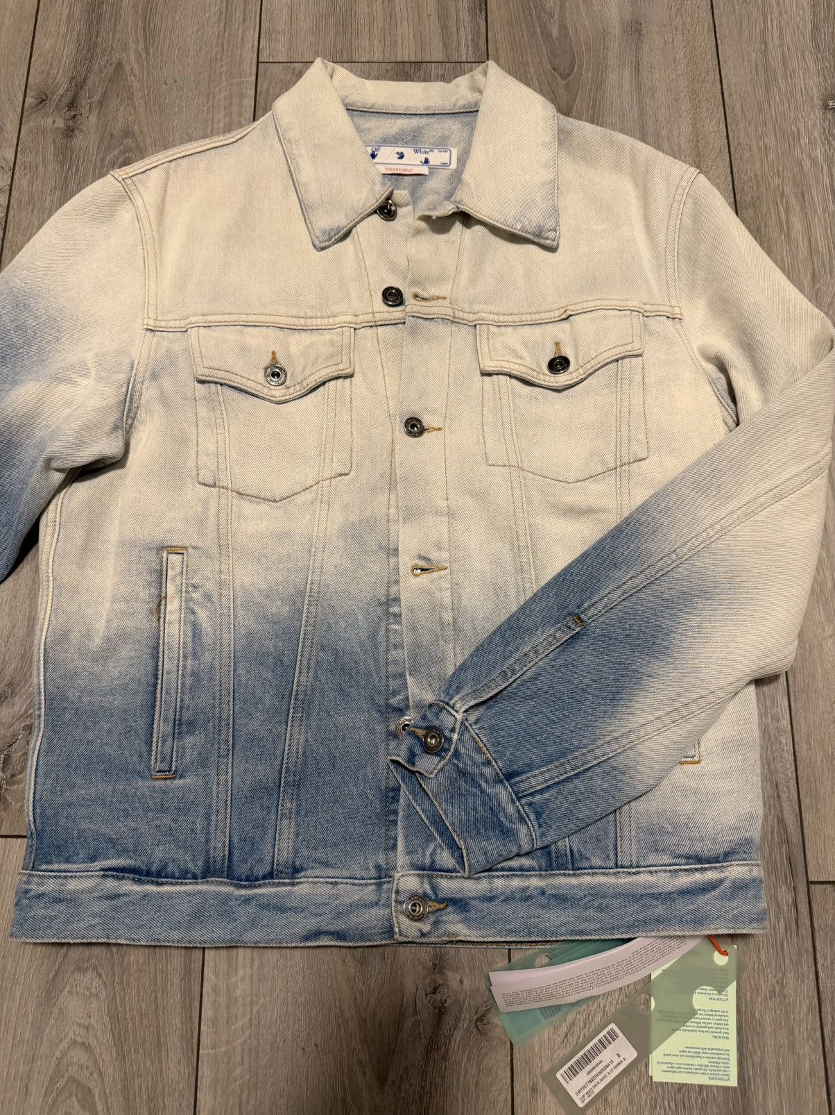 Off-White Off-White corp skate denim jacket Size US S / EU 44-46 / 1 - 1 Thumbnail