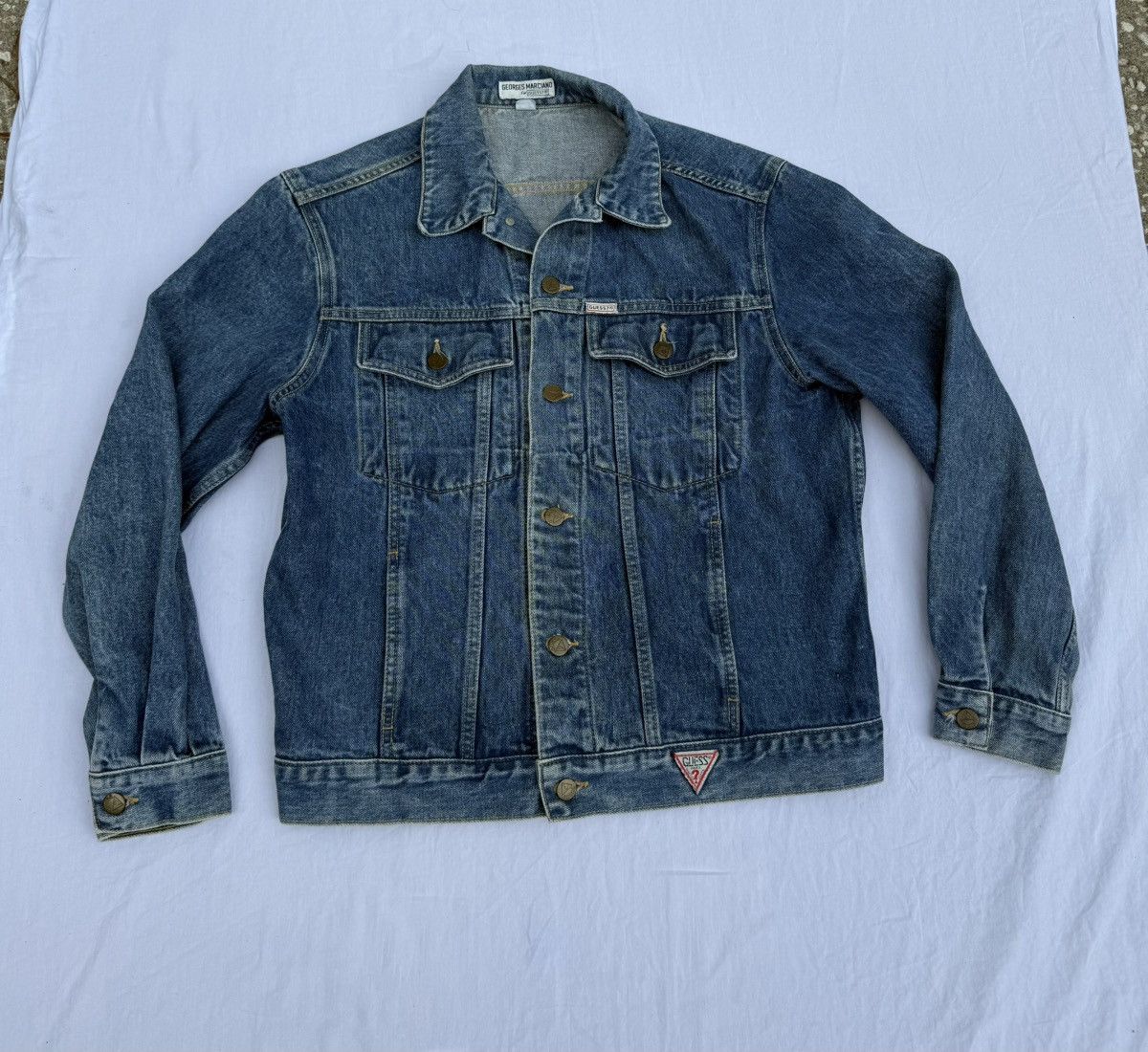 Guess Vintage 90s Guess jeans denim jacket Size US M / EU 48-50 / 2 - 1 Thumbnail