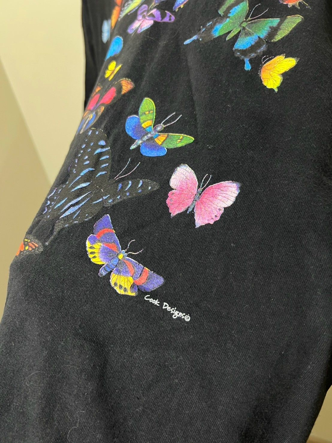 Vintage Vintage Victoria Butterfly Gardens shirt Cook designs bnz01 Size US L / EU 52-54 / 3 - 5 Thumbnail