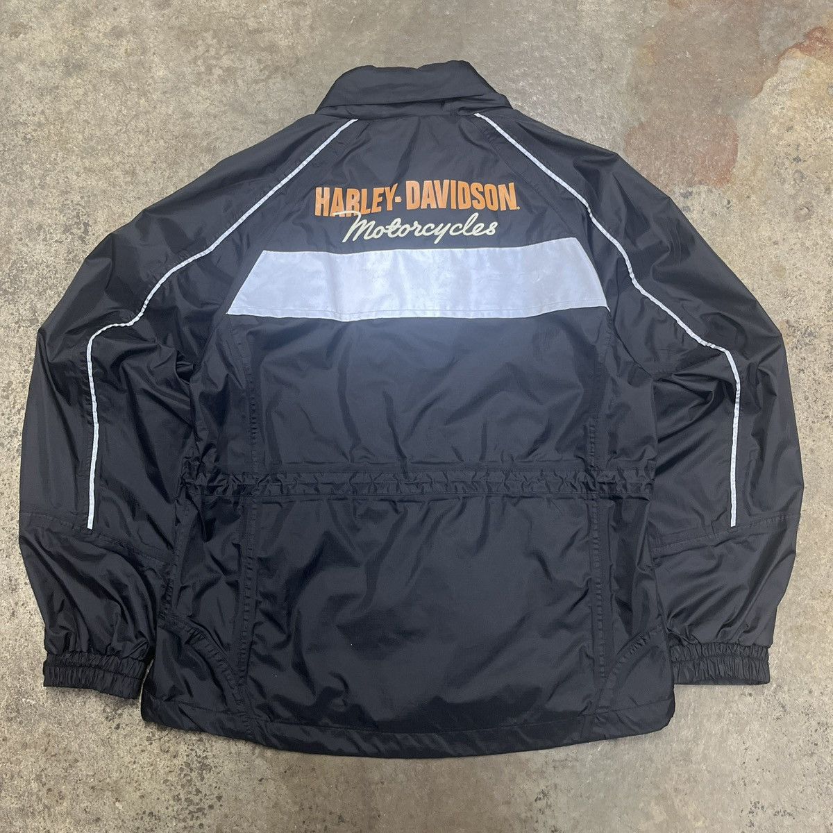 Harley Davidson Y2K Harley-Davidson Windbreaker Jacket Mens Small Black Size US S / EU 44-46 / 1 - 2 Thumbnail