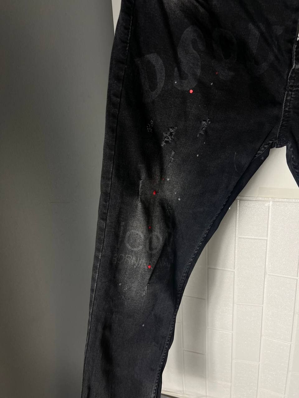 Vintage VERY RARE DSQUARED2 ITALIAN DESIGNER DENIM JEANS JAPANESE Size US 36 / EU 52 - 2 Thumbnail