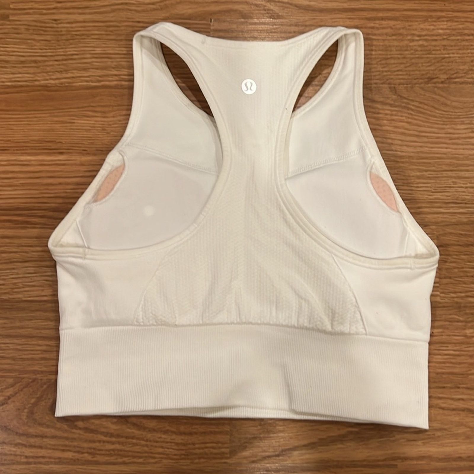 Lululemon Lululemon Ebb to Train Bra In White Size ONE SIZE - 4 Thumbnail