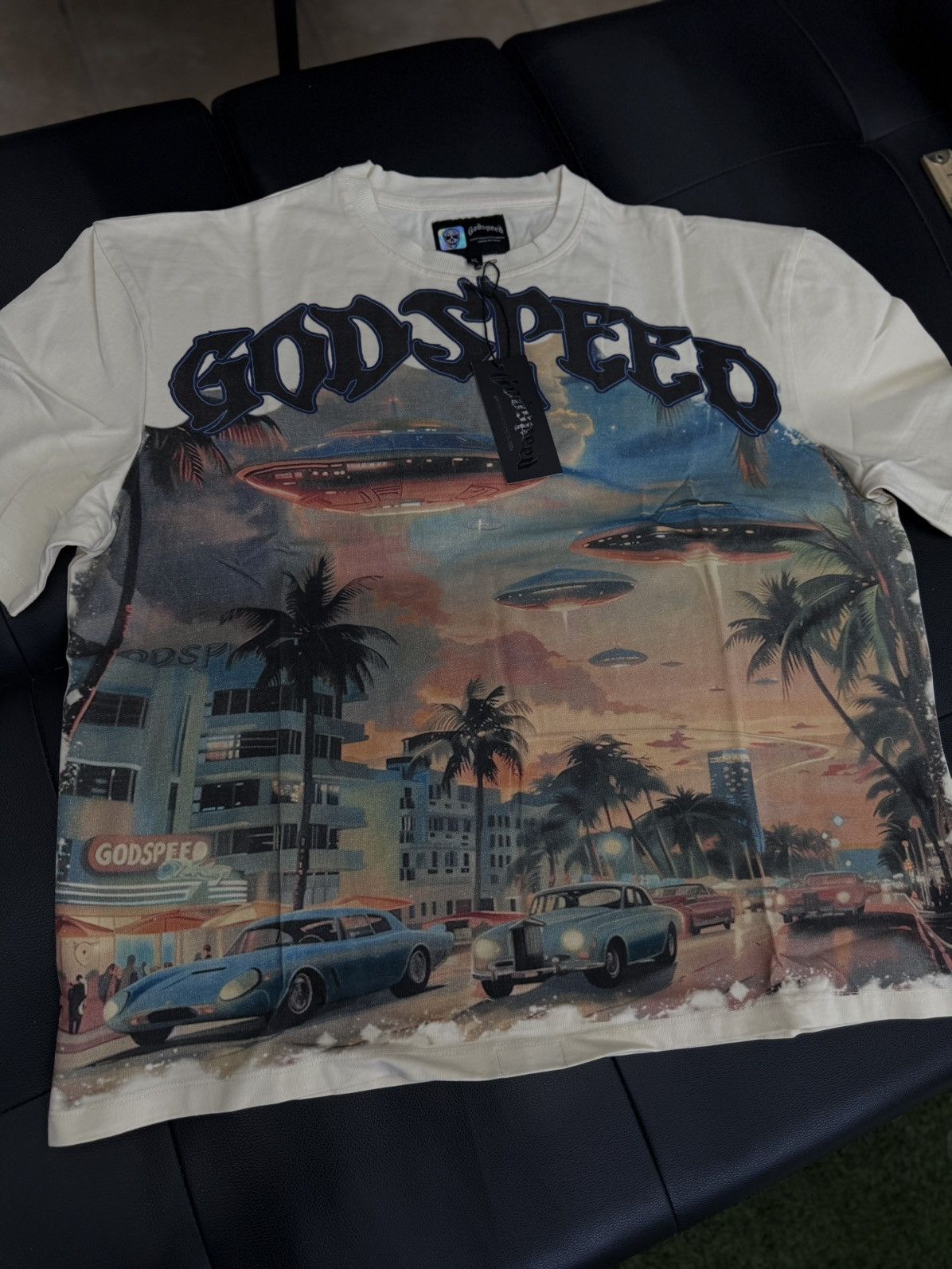 Godspeed Godspeed UFO Miami Tee Shirt Size XL (NEW) Size US XL / EU 56 / 4 - 5 Thumbnail