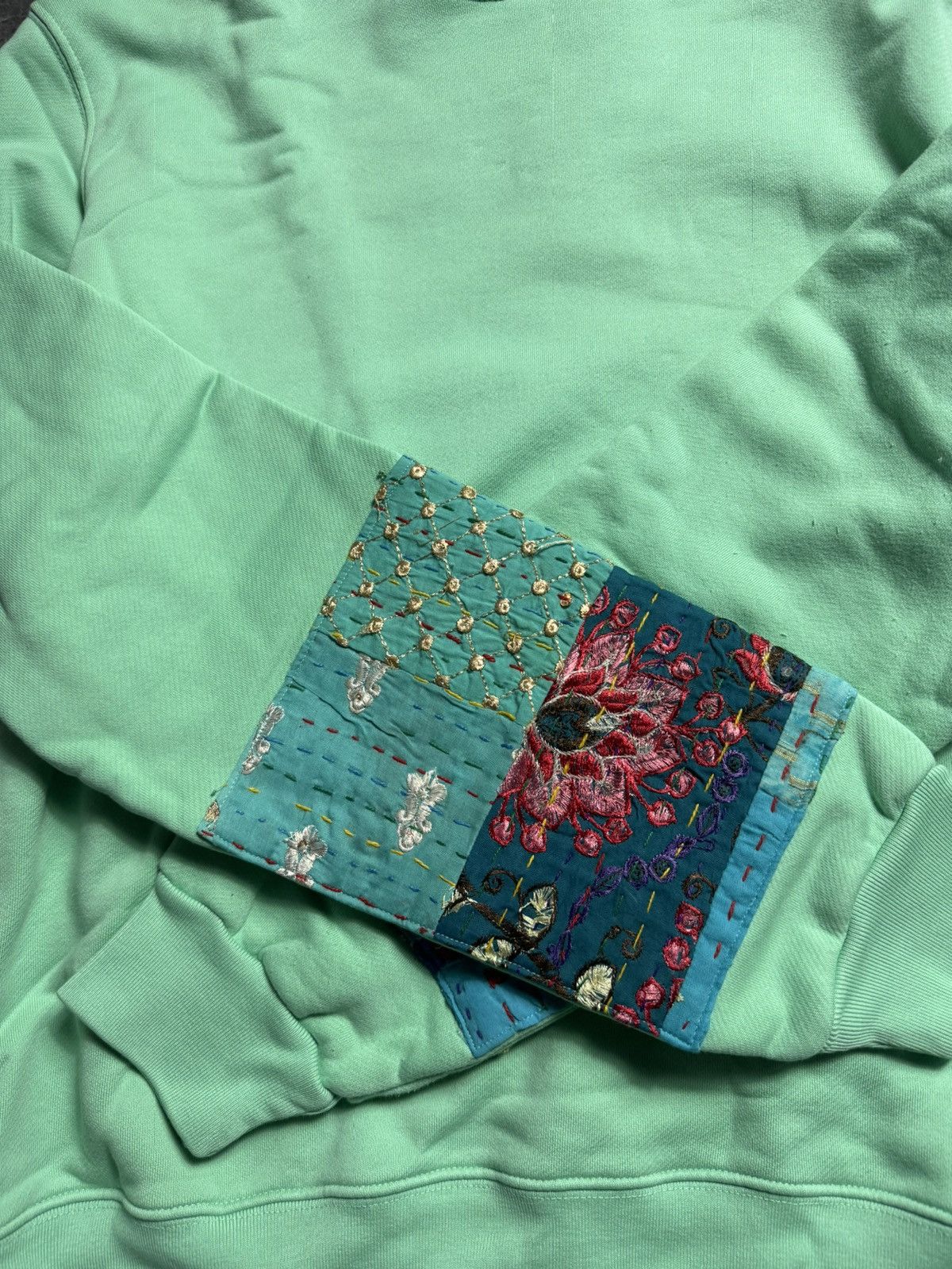 Amiri Amiri Patchwork Quilt Crewneck Sweatshirt Size US M / EU 48-50 / 2 - 5 Thumbnail
