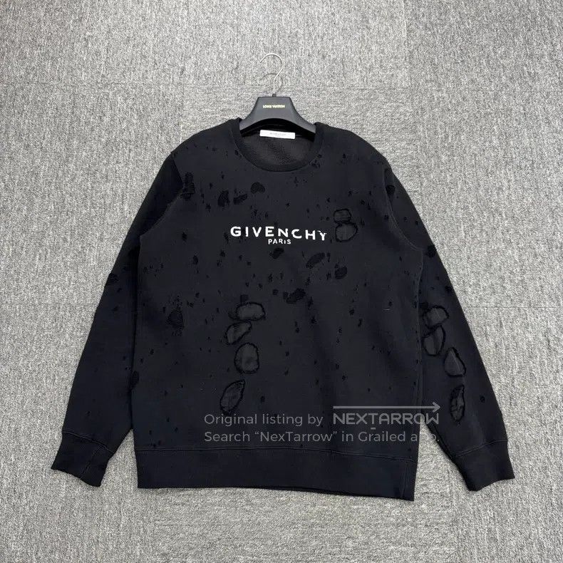 Givenchy Givenchy Ripped Sweatshirt Size US S / EU 44-46 / 1 - 1 Thumbnail