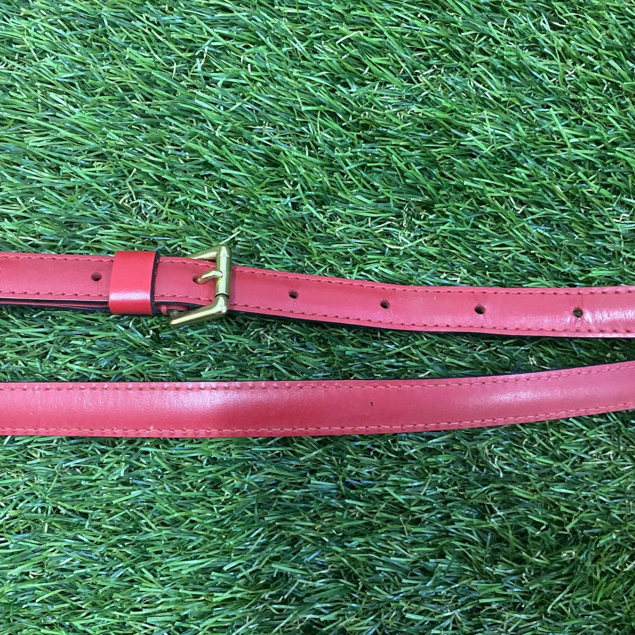 Louis Vuitton Louis Vuitton Red Adjustable Shoulder Strap 6LKO126K – Y2K Size ONE SIZE - 10 Thumbnail