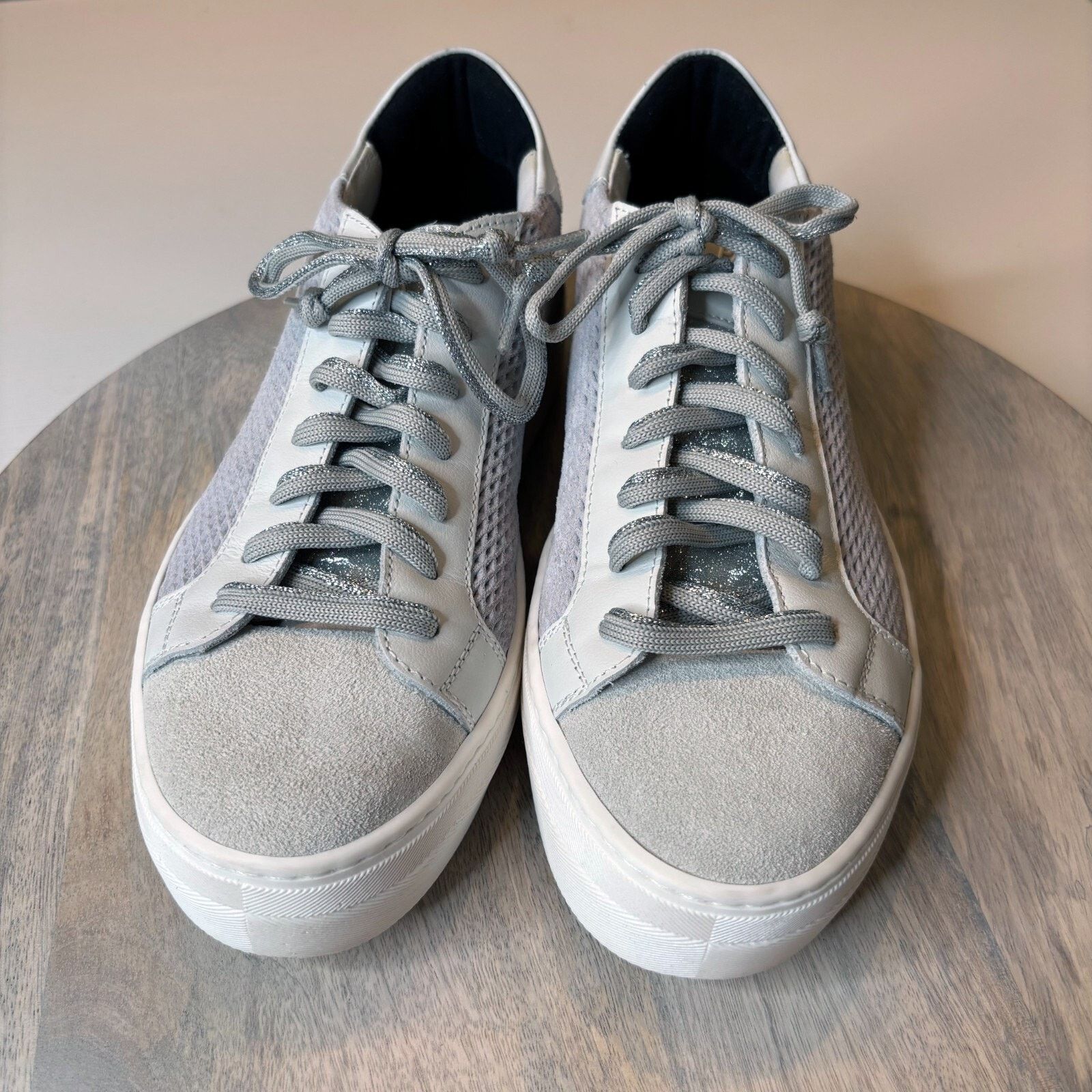 P448 P448 Thea Low Top Suede Leather Sneakers EU 41 US Size 10 Size US 10 / IT 40 - 4 Thumbnail