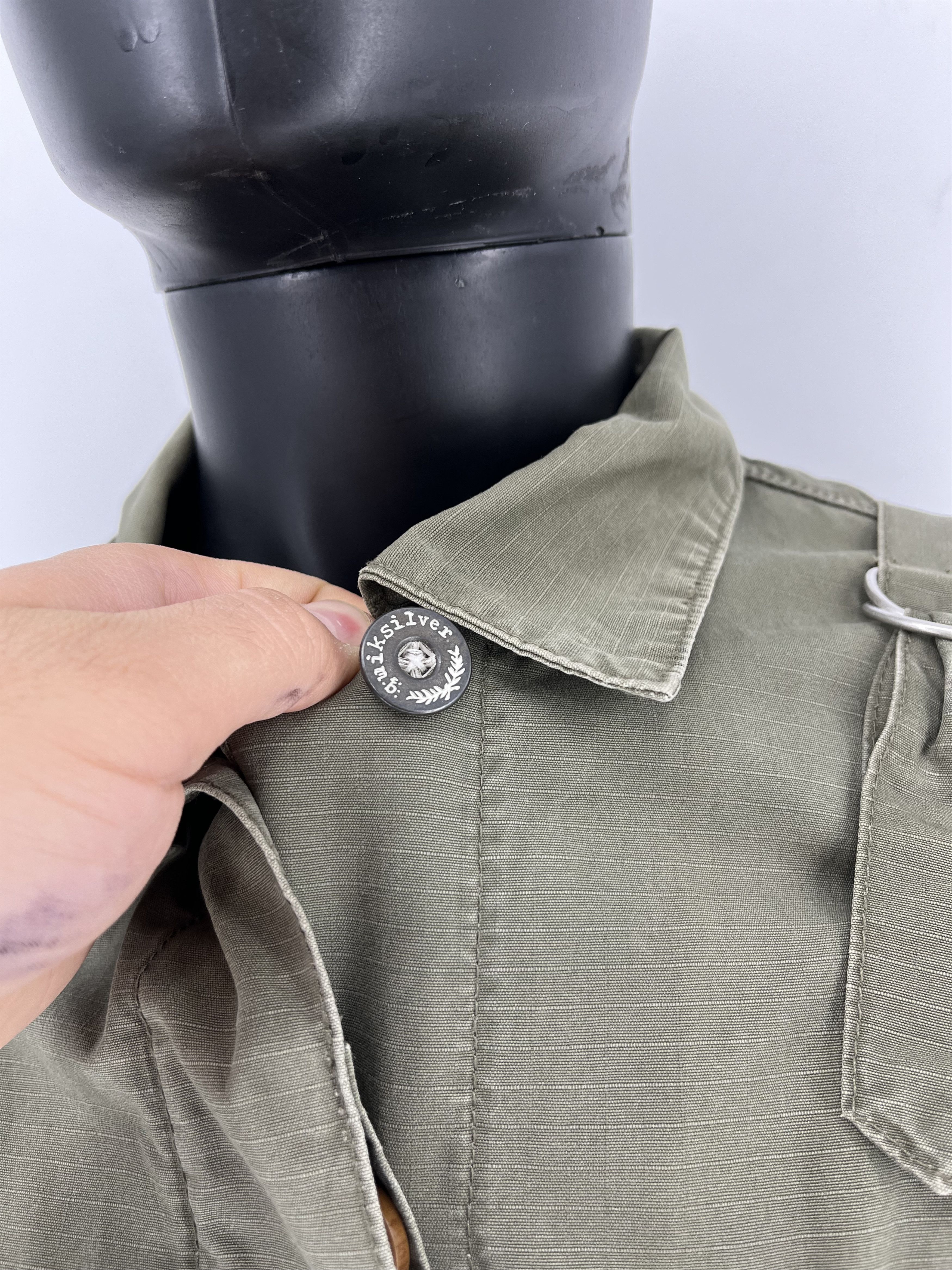 Quiksilver Vintage RARE Quiksilver Military Buttons Up Size US L / EU 52-54 / 3 - 5 Thumbnail